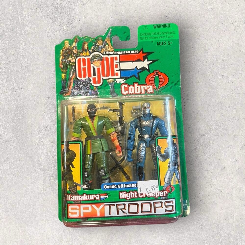 Katakana & Night Creeper GI Joe vs Cobra Spy Troops Action Figure Set New In Box